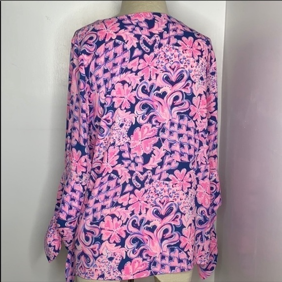 Lilly Pulitzer Langston in Indigo Love You Bunches - Picture 6 of 11